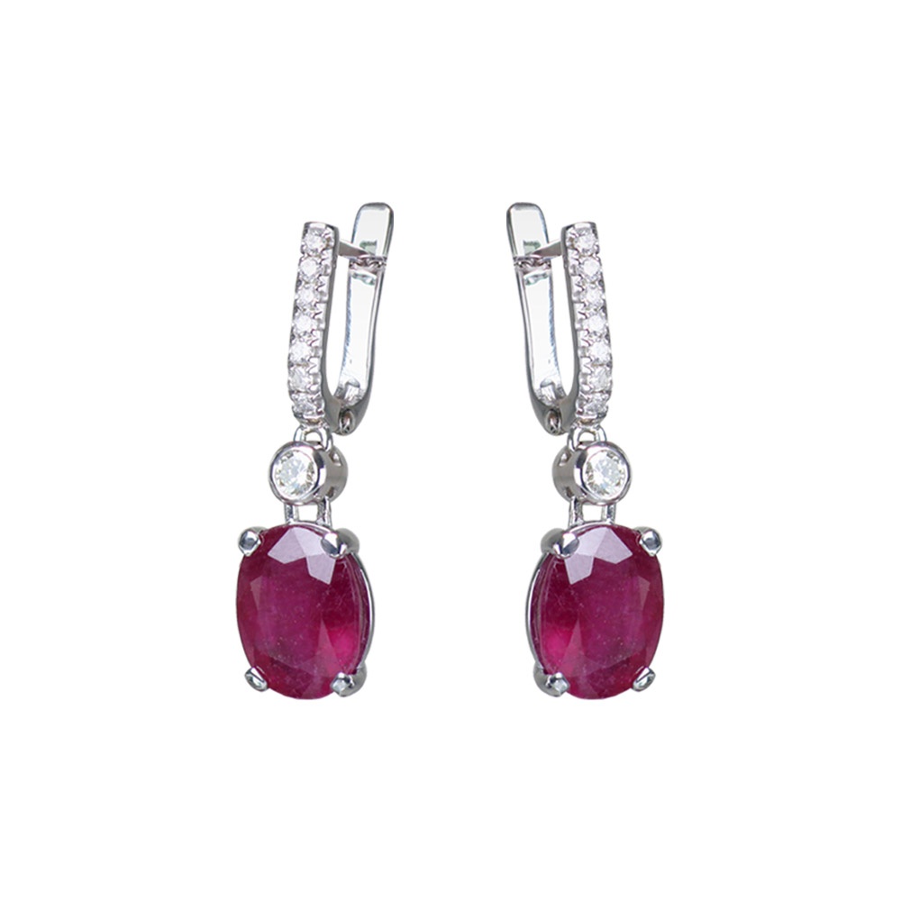 Ruby hangings earrings sale