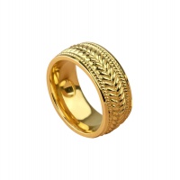 BRAID YELLOW GOLD BAND