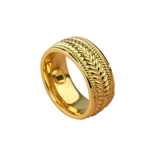 BRAID YELLOW GOLD BAND