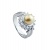 ANTIQUE PEARL HALO RING