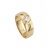 MENS CLASSIC HONEYOCOMB YELLOW GOLD RING